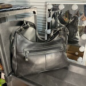 Vintage Genuine Leather St John’s Bay Shoulder Bag